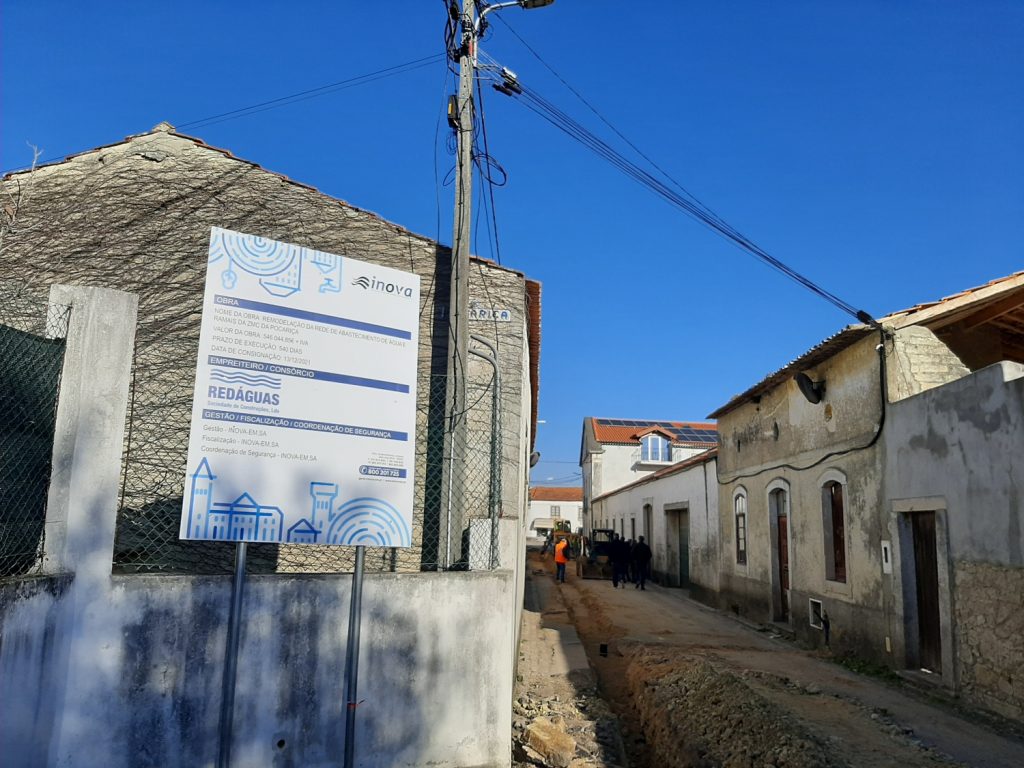 INOVA investe na remodelação da rede de abastecimento de água de Pocariça e Arrôtas