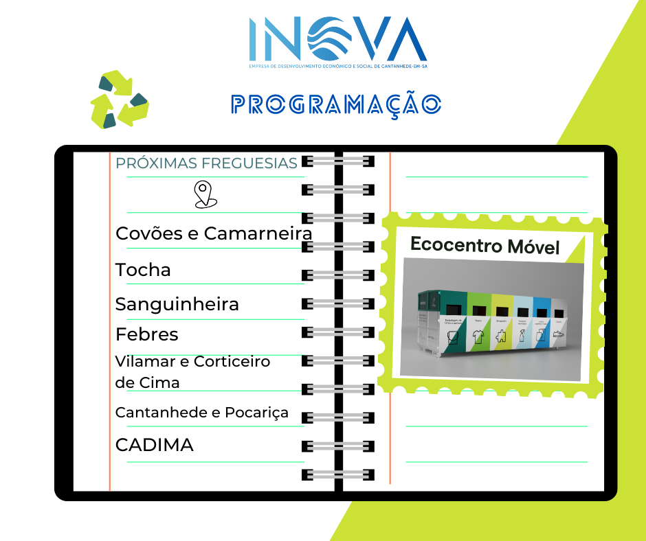 PROGRAMAÇÃO DO ECOCENTRO MÓVEL ♻