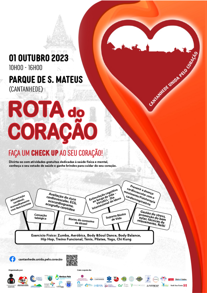 ROTA DO CORAÇÃO 🩺 - 1 de outubro - Parque de S. Mateus