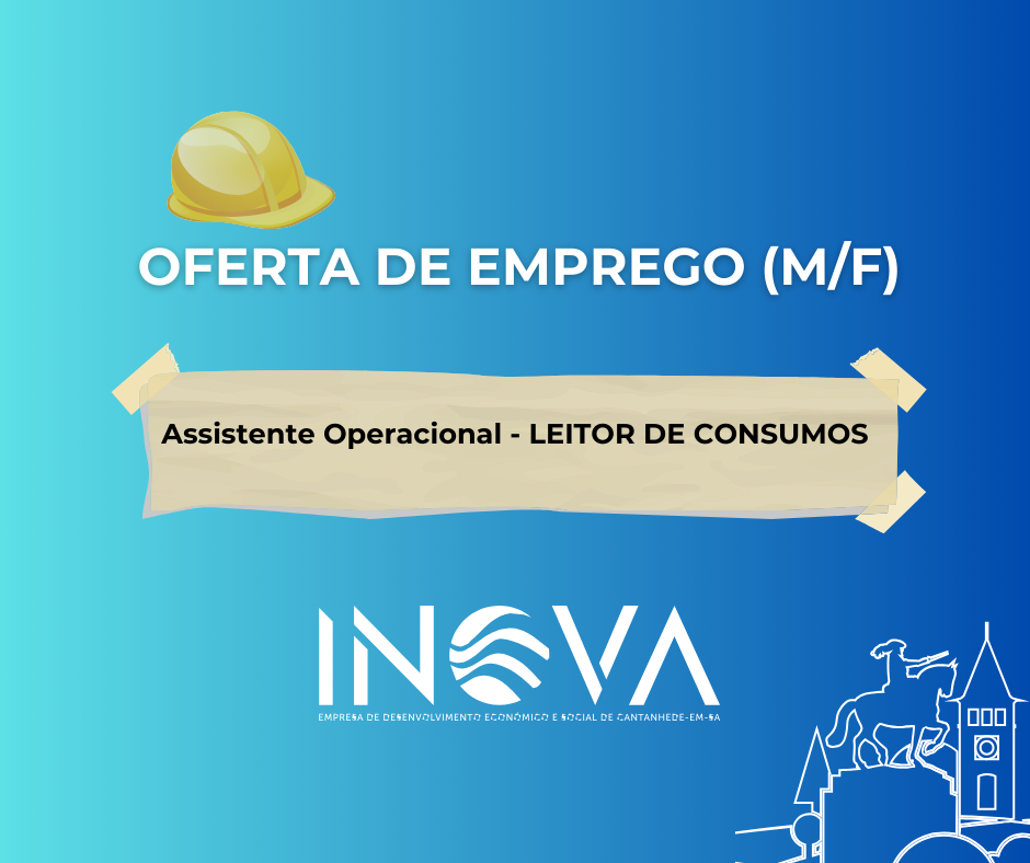 OFERTA DE EMPREGO - Leitor de Consumos (M/F)