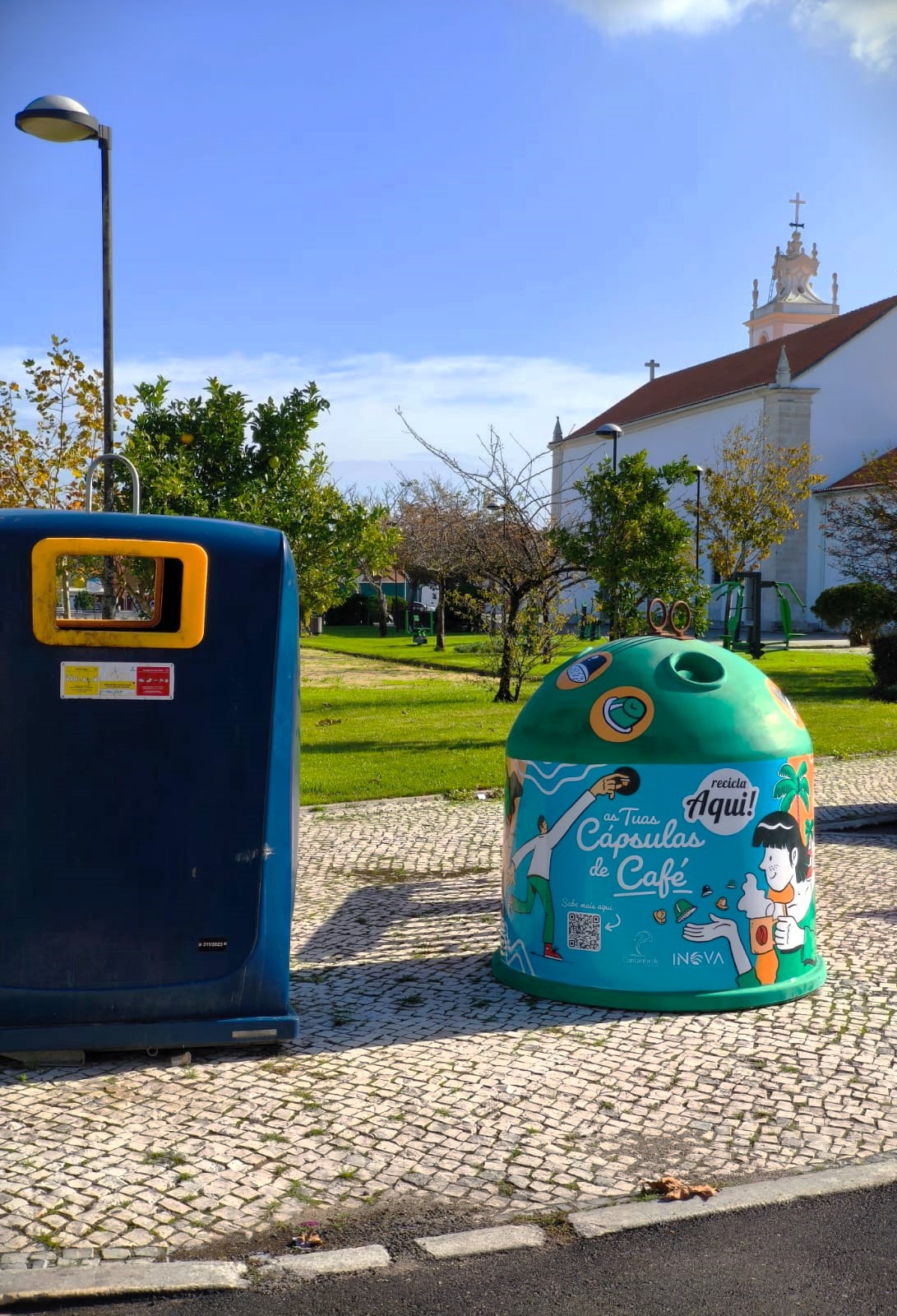 Já está instalado o CAPSULÃO na Tocha